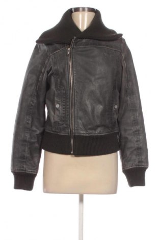 Дамско кожено яке Roxy, Размер XS, Цвят Сив, Цена 36,30 €