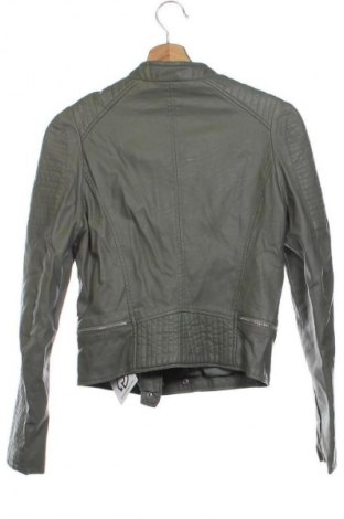 Geacă de piele pentru femei Unbranded, Mărime S, Culoare Verde, Preț 48,99 Lei