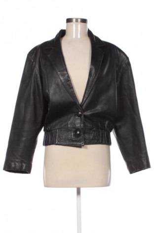 Γυναικείο δερμάτινο μπουφάν Unbranded, Μέγεθος S, Χρώμα Μαύρο, Τιμή 43,99 €
