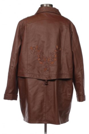 Γυναικείο δερμάτινο μπουφάν Unbranded, Μέγεθος XL, Χρώμα Καφέ, Τιμή 34,99 €