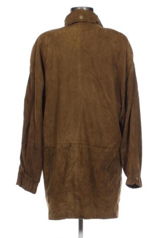 Geacă de piele pentru femei Unbranded, Mărime M, Culoare Maro, Preț 156,40 Lei