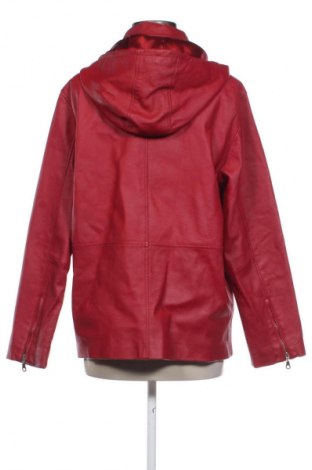 Дамско кожено яке Unbranded, Размер L, Цвят Червен, Цена 90,00 €