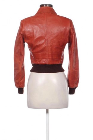 Дамско кожено яке Unbranded, Размер S, Цвят Червен, Цена 50,10 €