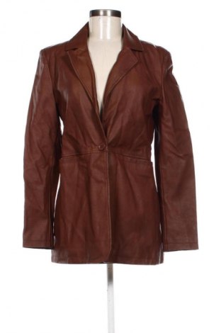 Дамско кожено яке Unbranded, Размер M, Цвят Кафяв, Цена 24,54 €