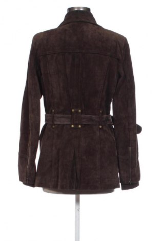 Дамско кожено яке Stradivarius, Размер L, Цвят Кафяв, Цена 45,00 €