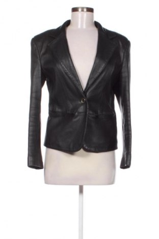 Geacă de piele pentru femei Unbranded, Mărime L, Culoare Negru, Preț 295,59 Lei