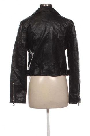 Γυναικείο δερμάτινο μπουφάν Zebra, Μέγεθος L, Χρώμα Μαύρο, Τιμή 17,99 €