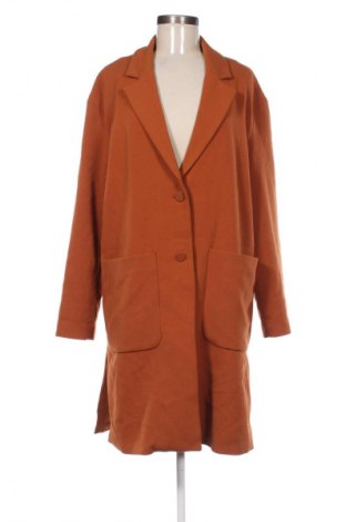 Palton de femei Bershka, Mărime L, Culoare Portocaliu, Preț 234,99 Lei