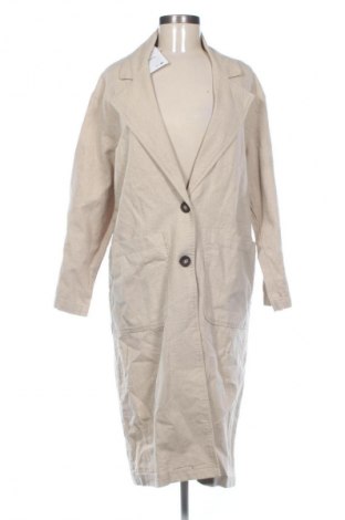 Damenmantel Pull&Bear, Größe XS, Farbe Beige, Preis 48,99 €