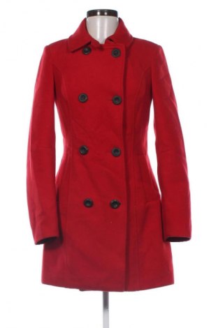 Γυναικείο παλτό Stradivarius, Μέγεθος S, Χρώμα Κόκκινο, Τιμή 41,99 €