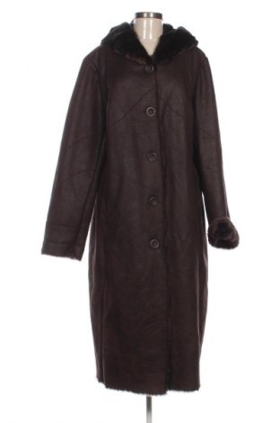 Damski płaszcz Un Jour Ailleurs, Rozmiar L, Kolor Brązowy, Cena 169,99 zł