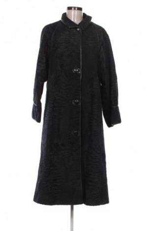 Δερμάτινο γυναικείο παλτό Unbranded, Μέγεθος XXL, Χρώμα Μπλέ, Τιμή 132,99 €