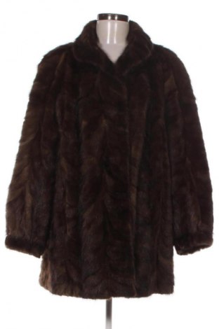 Дамско кожено палто Unbranded, Размер XXL, Цвят Кафяв, Цена 127,82 €