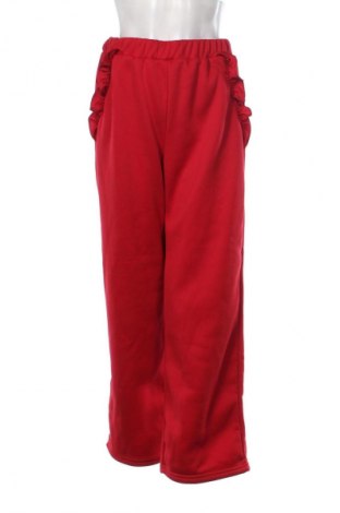 Γυναικείο αθλητικό παντελόνι SHEIN, Μέγεθος XL, Χρώμα Κόκκινο, Τιμή 11,10 €