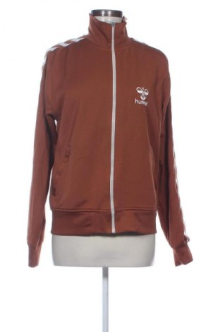 Дамско спортно горнище Hummel, Размер XL, Цвят Кафяв, Цена 17,38 €