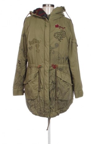 Дамско яке Desigual, Размер XL, Цвят Зелен, Цена 60,33 €