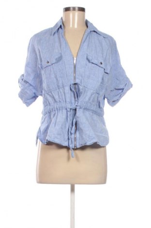 Geacă de femei Zara, Mărime S, Culoare Albastru, Preț 120,99 Lei, #135389478