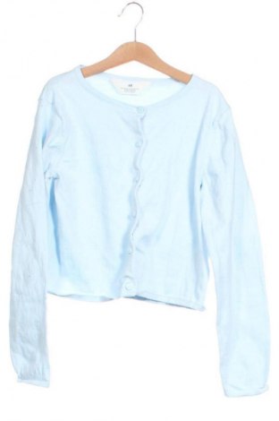 Kinder Strickjacke H&M, Größe 10-11y/ 146-152 cm, Farbe Blau, Preis 6,99 €