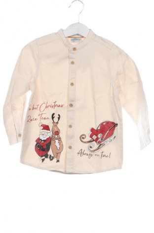 Kinderhemd Unbranded, Größe 18-24m/ 86-98 cm, Farbe Beige, Preis € 3,86