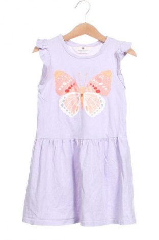 Kinderkleid H&M, Größe 4-5y/ 110-116 cm, Farbe Lila, Preis 11,99 €