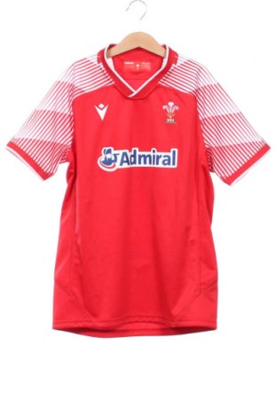 Dziecięcy T-shirt Macron, Rozmiar 11-12y/ 152-158 cm, Kolor Czerwony, Cena 45,99 zł