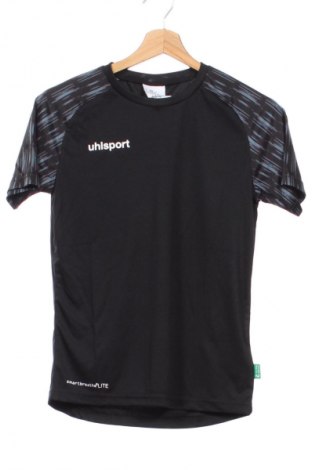 Dziecięcy T-shirt Uhlsport, Rozmiar 10-11y/ 146-152 cm, Kolor Czarny, Cena 52,99 zł