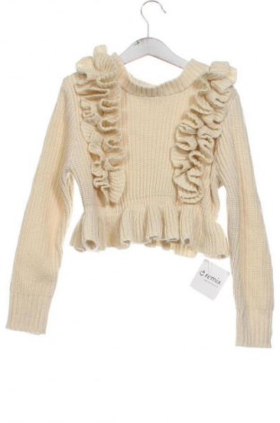 Παιδικό πουλόβερ SHEIN, Μέγεθος 8-9y/ 134-140 εκ., Χρώμα Εκρού, Τιμή 16,51 €