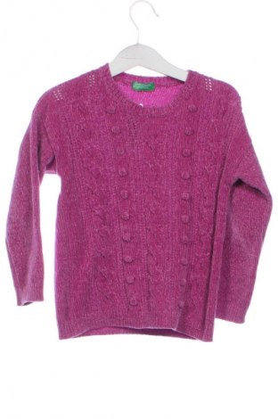 Kinderpullover United Colors Of Benetton, Größe 4-5y/ 110-116 cm, Farbe Rosa, Preis € 6,99