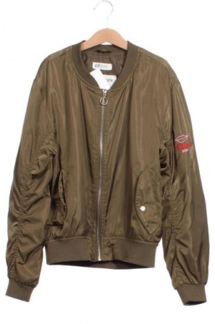 Kinderjacke H&M, Größe 11-12y/ 152-158 cm, Farbe Grün, Preis 6,99 €