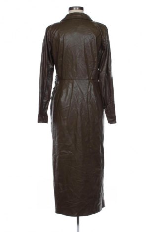 Kožené šaty  Zara, Velikost L, Barva Hnědá, Cena  519,00 Kč
