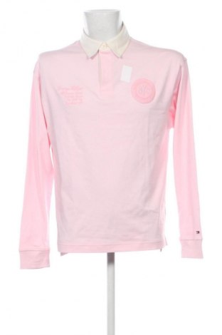 Męska bluzka Tommy Hilfiger, Rozmiar M, Kolor Różowy, Cena 674,99 zł