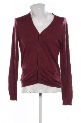 Herren Strickjacke H&M, Größe M, Farbe Rot, Preis 8,99 €