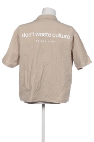 Férfi ing Don't Waste Culture, Méret L, Szín Bézs, Ár 23 079 Ft