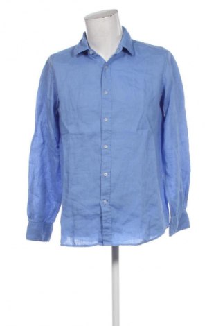 Мъжка риза Massimo Dutti, Размер L, Цвят Син, Цена 40,00 €