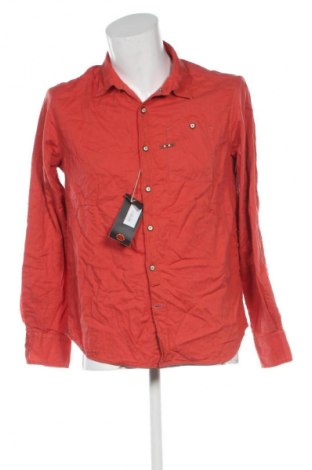 Ανδρικό πουκάμισο Napapijri, Μέγεθος L, Χρώμα Πορτοκαλί, Τιμή 40,99 €