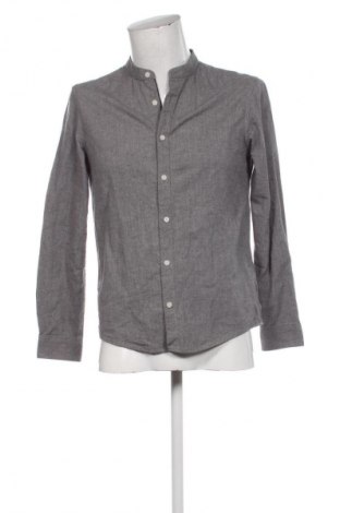 Мъжка риза Pull&Bear, Размер M, Цвят Сив, Цена 8,18 €