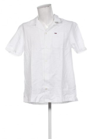 Herrenhemd Tommy Jeans, Größe L, Farbe Weiß, Preis 27,99 €, #135363351