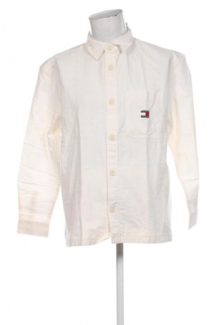 Мъжка риза Tommy Jeans, Размер L, Цвят Бял, Цена 74,13 €