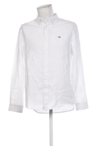 Мъжка риза Tommy Jeans, Размер L, Цвят Бял, Цена 78,22 €