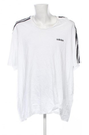 Ανδρικό t-shirt Adidas, Μέγεθος 5XL, Χρώμα Λευκό, Τιμή 18,99 €