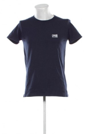 Męski T-shirt Cavalli Class, Rozmiar L, Kolor Niebieski, Cena 127,99 zł
