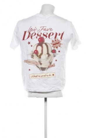 Мъжка тениска Cropp, Размер S, Цвят Бял, Цена 3,57 €