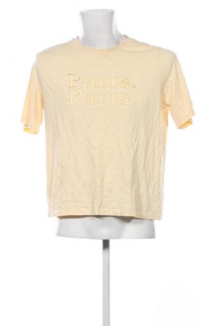Męski T-shirt H&M, Rozmiar L, Kolor Żółty, Cena 26,99 zł