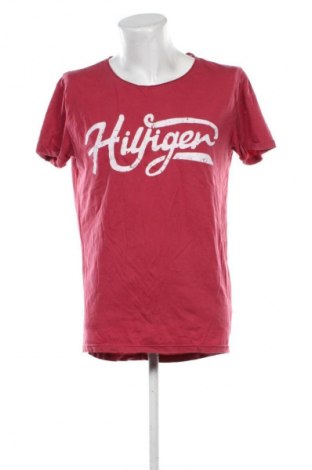 Мъжка тениска Hilfiger Denim, Размер L, Цвят Червен, Цена 11,24 €