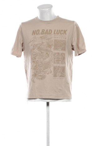 Мъжка тениска House, Размер M, Цвят Бежов, Цена 10,22 €