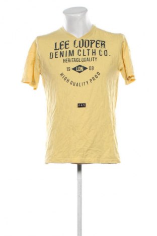 Ανδρικό t-shirt Lee Cooper, Μέγεθος L, Χρώμα Κίτρινο, Τιμή 8,99 €