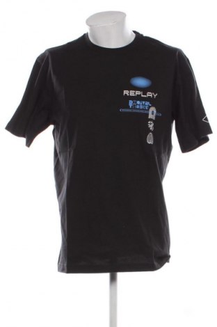 Мъжка тениска Replay, Размер XXL, Цвят Черен, Цена 30,67 €