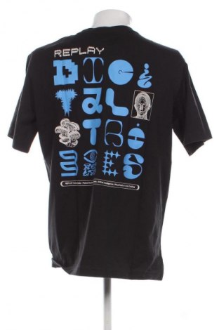 Мъжка тениска Replay, Размер XXL, Цвят Черен, Цена 30,67 €