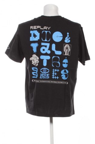 Мъжка тениска Replay, Размер XXL, Цвят Черен, Цена 30,67 €