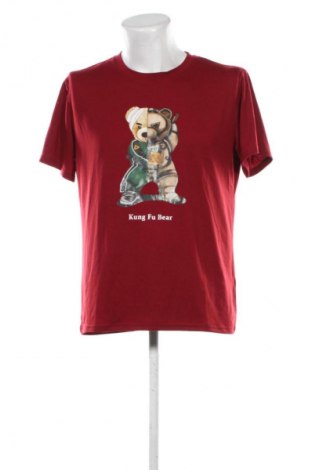 Férfi póló SHEIN, Méret L, Szín Piros, Ár 3 328 Ft